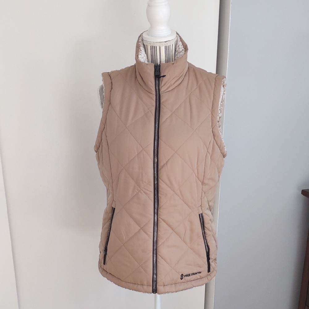 Free Country Reversible Vest Size L